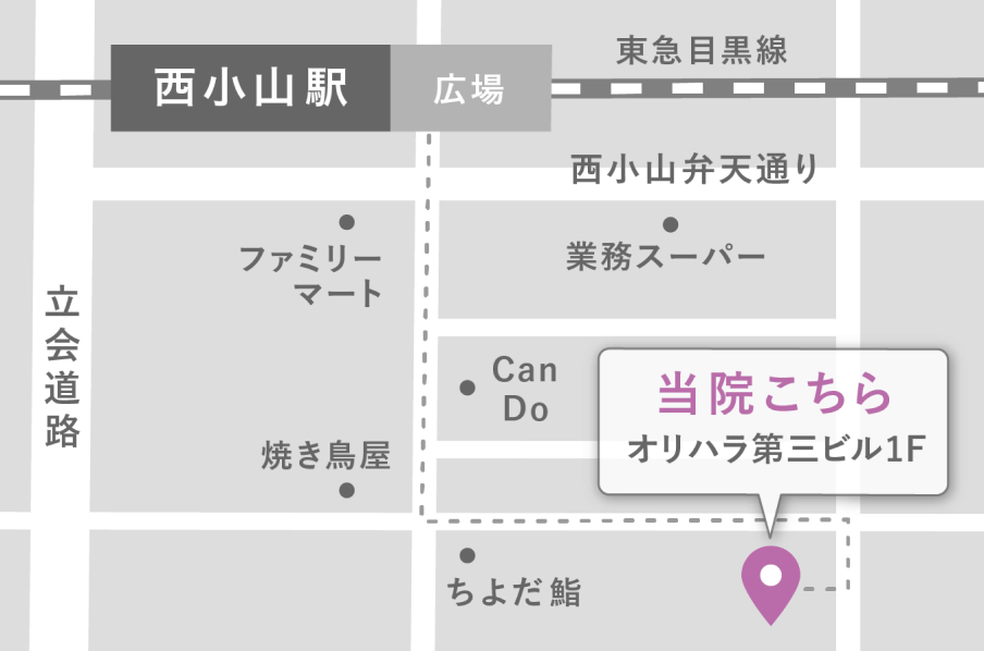 当院までの地図